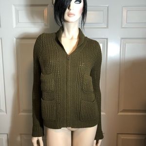 Madewell Wallace Catnap Zip Up Cardigan